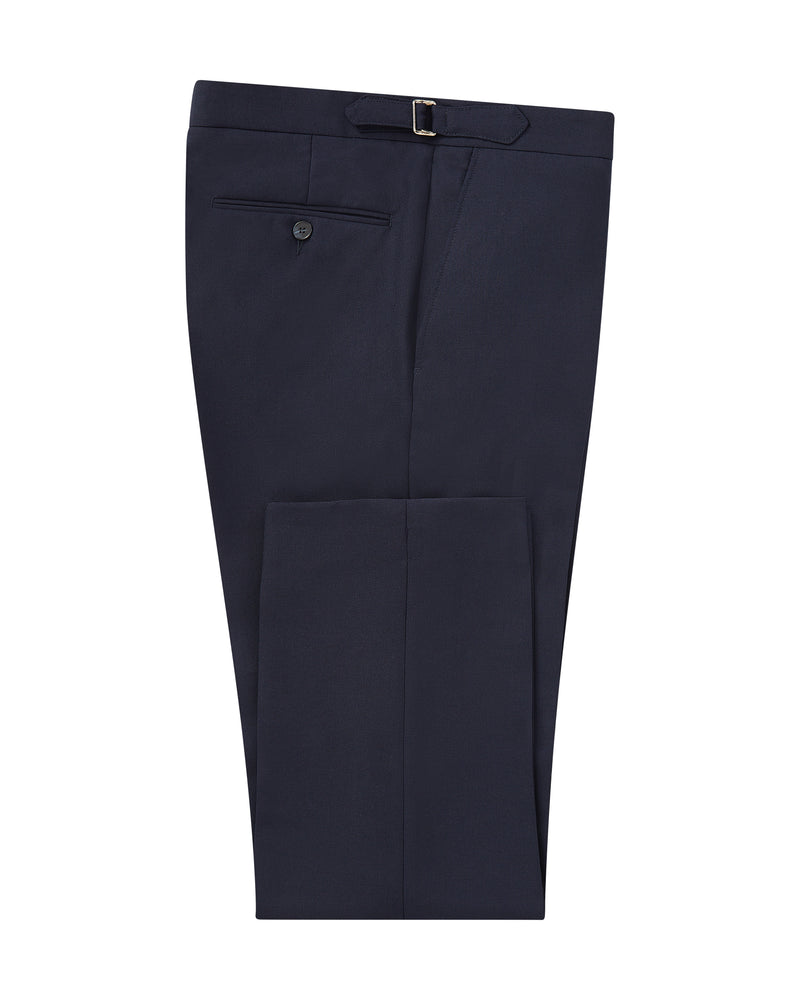 Navy Hobsack Weave Suite Jacket & Trousers