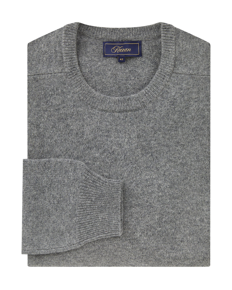 Pure Lambs Wool Jumper Round Neck