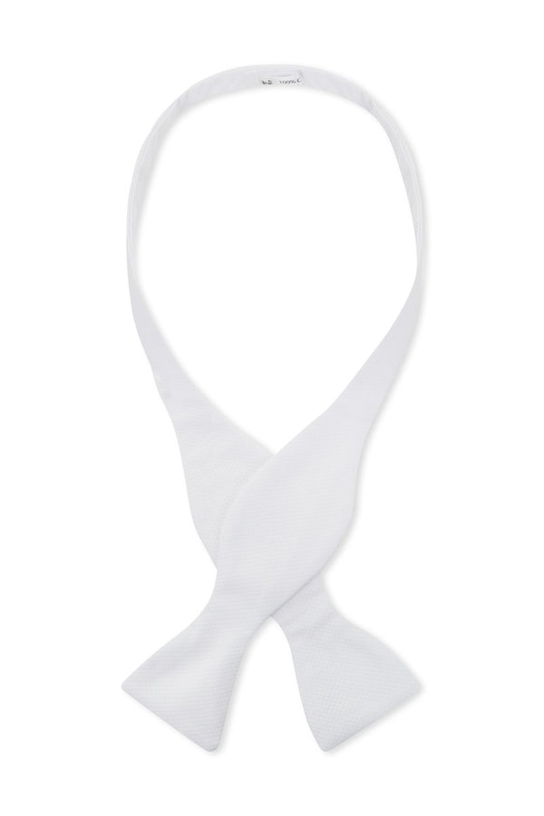 White Marcella Bow Tie ( all cotton )