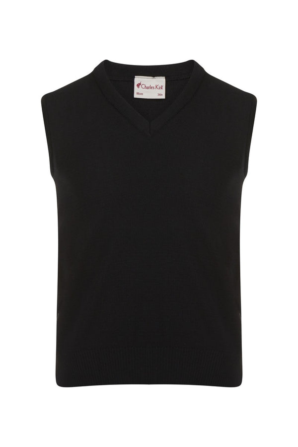 Black V neck Slipover