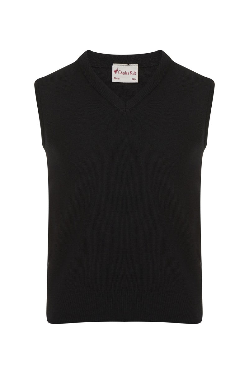 Black V neck Slipover